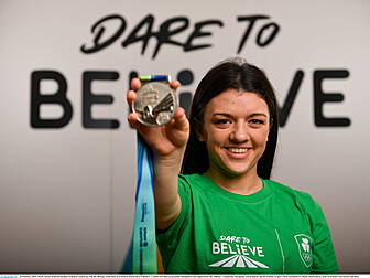 Nicole Turner chasing medals a...